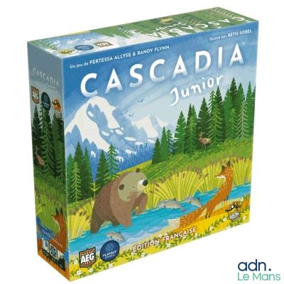une boîte en carton sur laquelle sont représentés un ours et son ourson