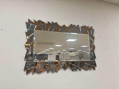 Miroir moderne env 110 cm de large, pendule COCO MAISON (pv … - Photo 1