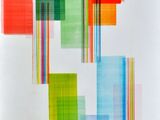 an image of a painting of colorful squares on a white background