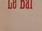 the cover of a book with the title le bal written in red