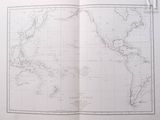 an open book with a map of the world on it
