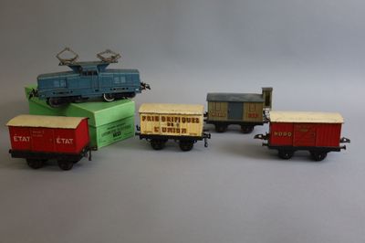 HORNBY « O » : Rame marchandises avec motrice BB électrique … - Photo 1