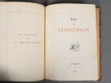 an open book with a picture of a bird on it
