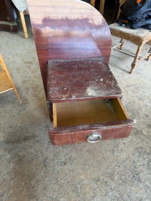 Paire de chevet en bois de placage
