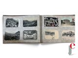 an open book with a bunch of pictures on it
