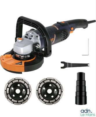 a close up of a machine with tools on a white background