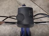 a close up of the handlebars of a bicycle