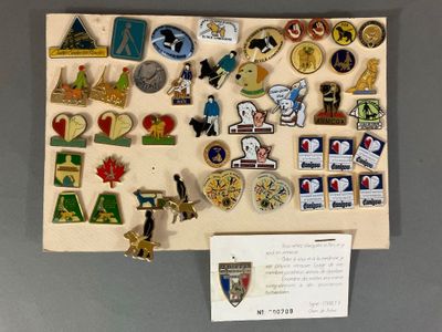 a picture of a magnet board with a lot of pins