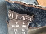 the label on the back of a pair of blue jeans