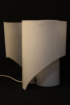 an image of a lamp that is on a black surface
