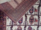 a rug on the floor with a pattern on it