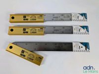 Lot de 3 équerres à onglet pliantes OCTO 400, NOBEX.