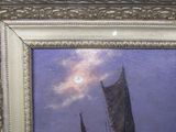 a picture of a painting of a sailboat in the water