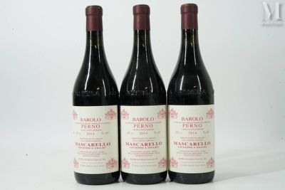 three bottles of red wine sitting next to each other on a white surface
