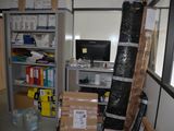 a room with a lot of boxes and boxes on the floor