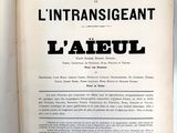 un vieux livre avec l'image d'un homme dessus