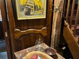 a picture of a bowl on a table in a room