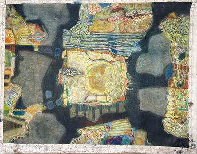 une image d'un tableau sur le mur d'un bâtiment