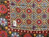 an image of a multicolored cloth with a floral design