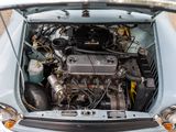a car engine in the trunk of a car