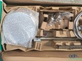 a box with some items in it on the floor