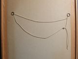 an image of a painting of a hammock hanging on a wall