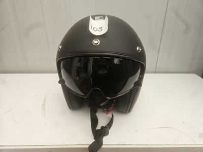 a helmet that is sitting on top of a table