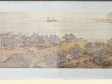 a picture of a painting on the wall of a room