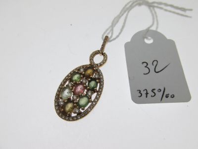 an image of a necklace with a tag attached to it