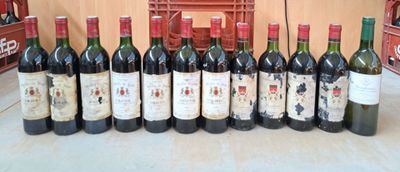 BORDEAUX - Ensemble de 12 bouteilles composé de : - Photo 1