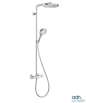 thermostar with shower head and handset in chrome
