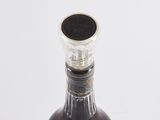 a bottle of liquor that is sitting on a table