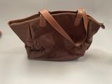 coach brown leather tote bag