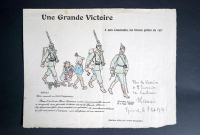 un dessin représentant un groupe d'hommes en uniforme