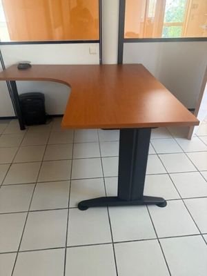 an image of a corner desk in an office