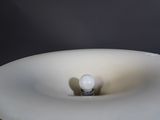 a light bulb that is sitting in the middle of a bowl