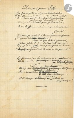 un vieux bout de papier sur lequel figurent des notes manuscrites