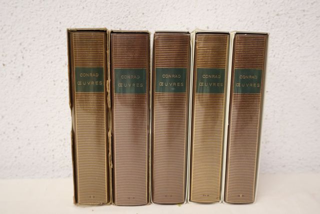 La Pléiade : CONRAD : Œuvres , 5 volumes sous emboitage 