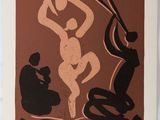 an image of a painting of a man and a woman with a guitar