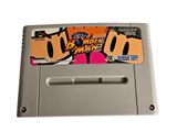 a nintendo game with a sticker on the side of it