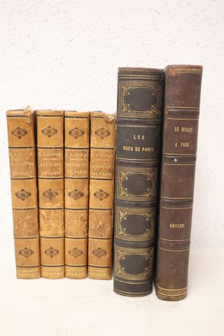 TOUCHARD-LAFOSSE : Histoire des environs de Paris, 4 volumes, 183...