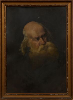 École de la fin du XIXe - début du XXe siècle Portrait de vi… - Photo 1