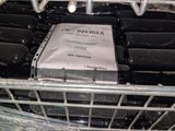 an image of a dishwasher with a paper label on it