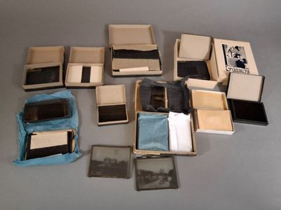 a lot of boxes that are sitting on a table