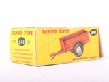 dinky toys land rover trailer in original box