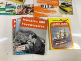 a lot of books on the table that are on the table