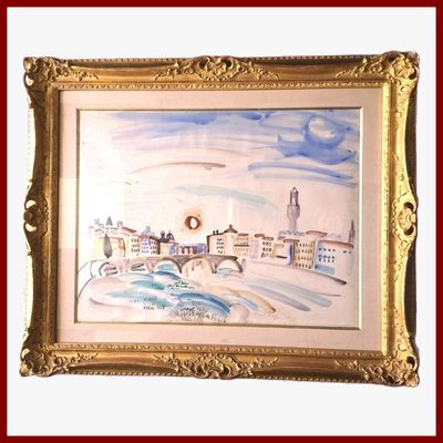 DUFY Raoul 1877-1953 : En Italie, 1922.