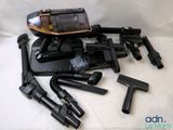 many different types of vacuums and vacuum cleaners on the table