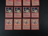 many cards that are sitting on a table