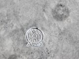 a stamp on the cement that says april
